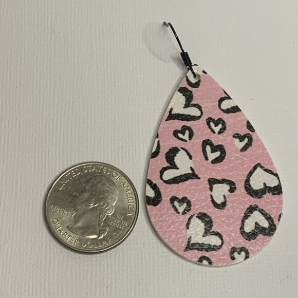 Animal Print Earring, Leopard Print Earring, Boho Earring, Valentine's Day - Picture 3 of 4